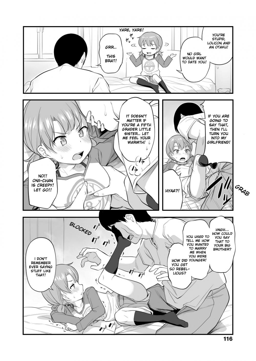 Hentai Manga Comic-What Kind of Weirdo Onii-chan Gets Excited From Seeing His Little Sister Naked?-Chapter 7-2